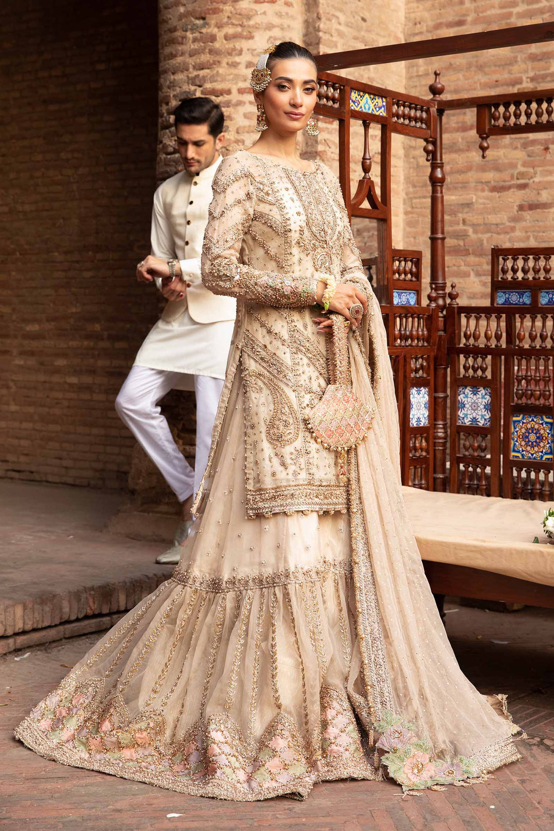 Maria B | Bridal Couture | Ishtar - Pakistani Designer Dress - by Maria B | Type: Ladies Clothes - 100% Original at Saira Sultan
