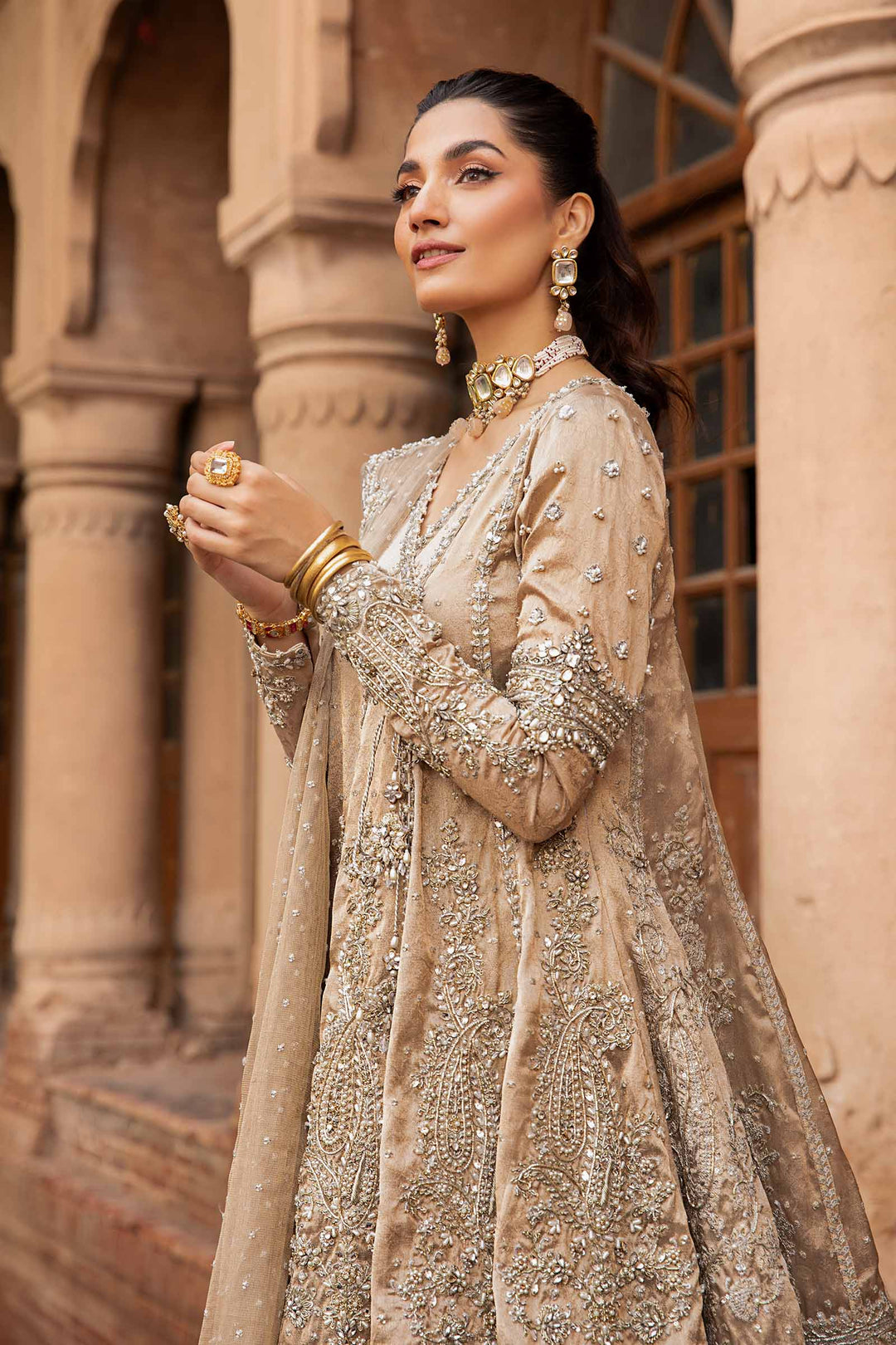 Maria B | Bridal Couture | Oriana - Pakistani Designer Dress - by Maria B | Type: Ladies Clothes - 100% Original at Saira Sultan