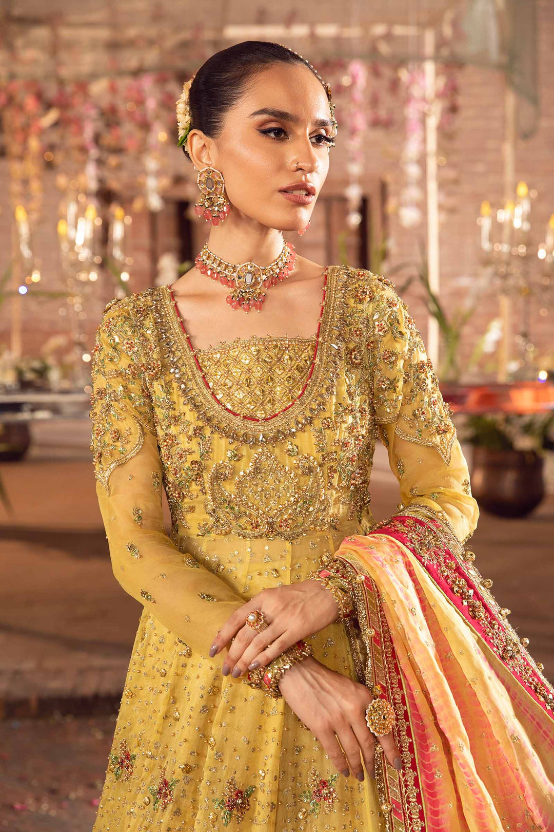 Maria B | Bridal Couture | Oriel - Pakistani Designer Dress - by Maria B | Type: Ladies Clothes - 100% Original at Saira Sultan