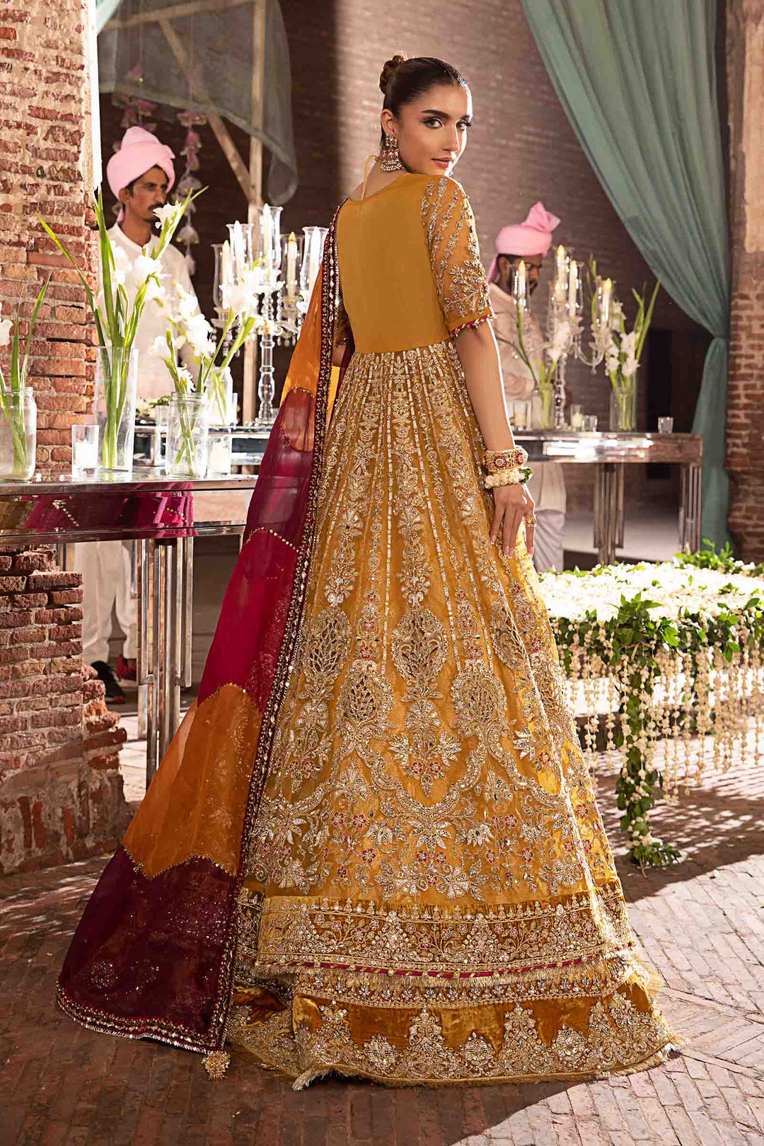 Maria B | Bridal Couture | Zehrin - Pakistani Designer Dress - by Maria B | Type: Ladies Clothes - 100% Original at Saira Sultan