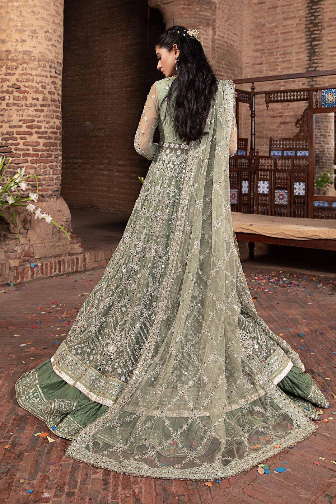 Maria B | Bridal Couture | Sarai - Pakistani Designer Dress - by Maria B | Type: Ladies Clothes - 100% Original at Saira Sultan