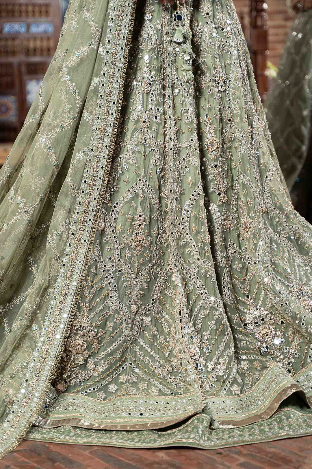 Maria B | Bridal Couture | Sarai - Pakistani Designer Dress - by Maria B | Type: Ladies Clothes - 100% Original at Saira Sultan