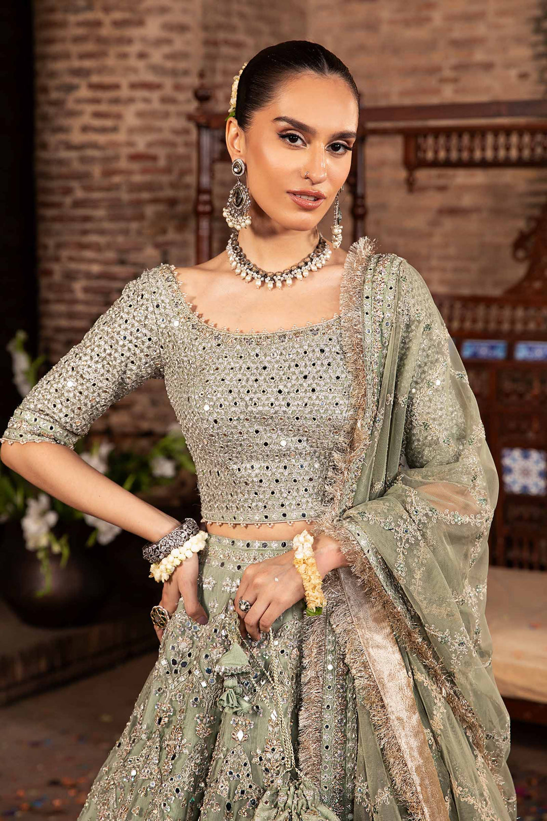 Maria B | Bridal Couture | Sarai - Pakistani Designer Dress - by Maria B | Type: Ladies Clothes - 100% Original at Saira Sultan