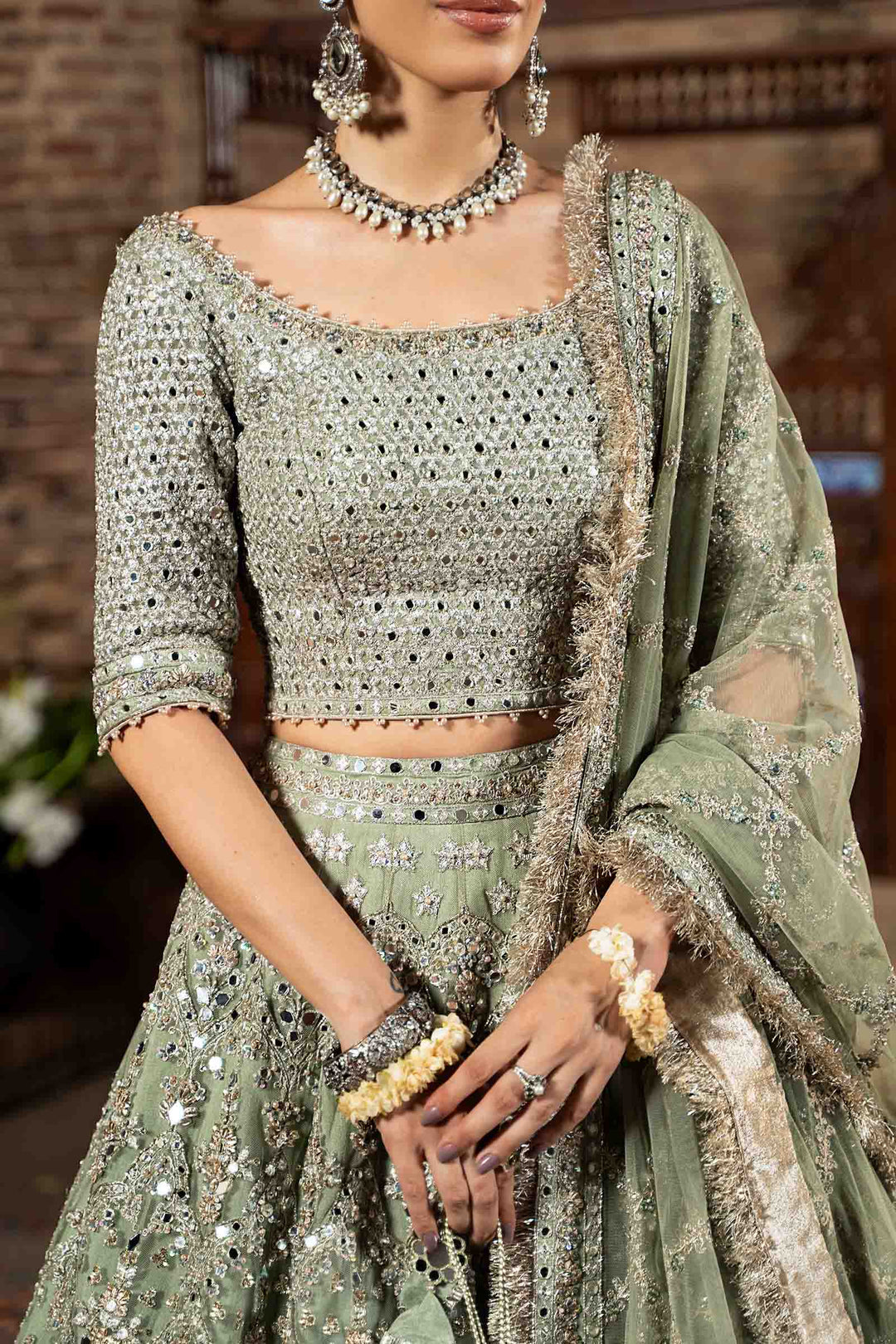 Maria B | Bridal Couture | Sarai - Pakistani Designer Dress - by Maria B | Type: Ladies Clothes - 100% Original at Saira Sultan