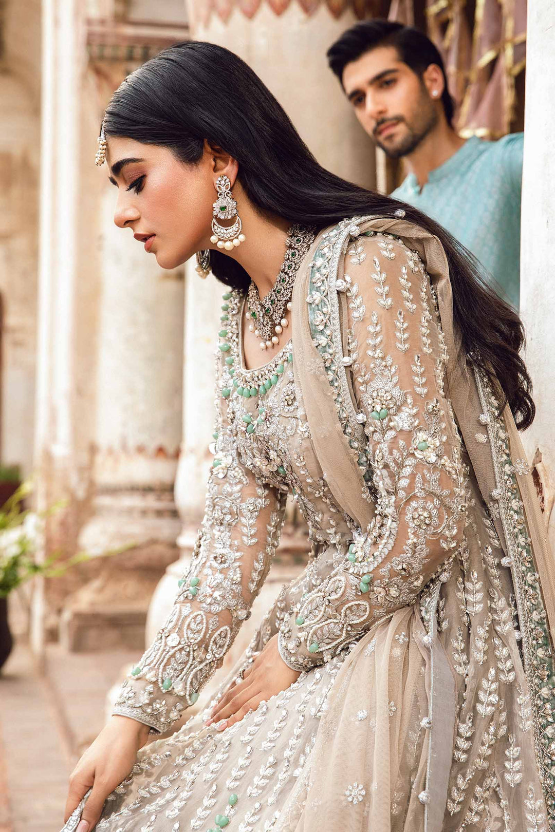 Maria B | Bridal Couture | Mehrinoz - Pakistani Designer Dress - by Maria B | Type: Ladies Clothes - 100% Original at Saira Sultan