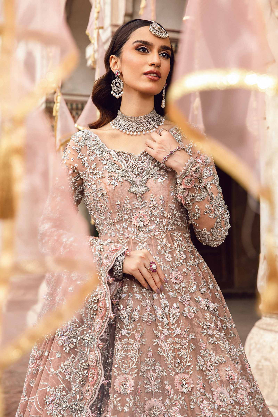 Maria B | Bridal Couture | Diyora - Pakistani Designer Dress - by Maria B | Type: Ladies Clothes - 100% Original at Saira Sultan