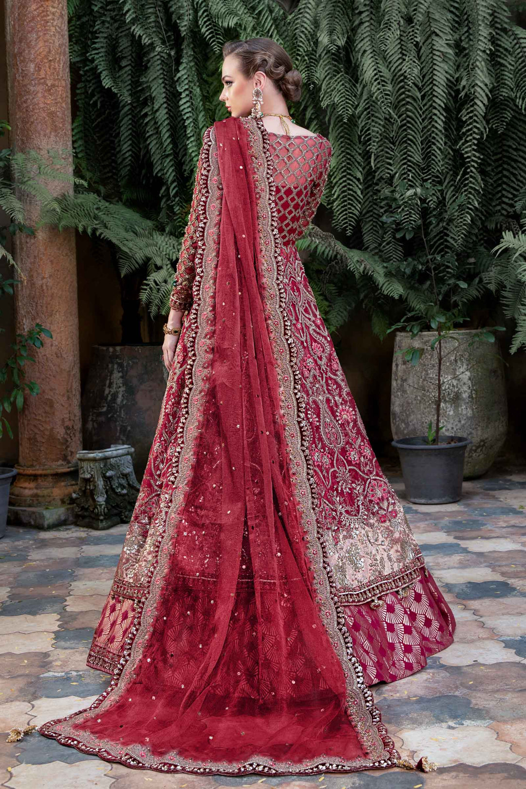 Maria B | Bridal Couture | Navera - Pakistani Designer Dress - by Maria B | Type: Ladies Clothes - 100% Original at Saira Sultan