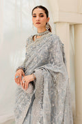 Maria B | Bridal Couture | Ice Blue MC-908 - Pakistani Designer Dress - by Maria B | Type: Ladies Clothes - 100% Original at Saira Sultan