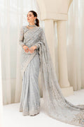 Maria B | Bridal Couture | Ice Blue MC-908 - Pakistani Designer Dress - by Maria B | Type: Ladies Clothes - 100% Original at Saira Sultan