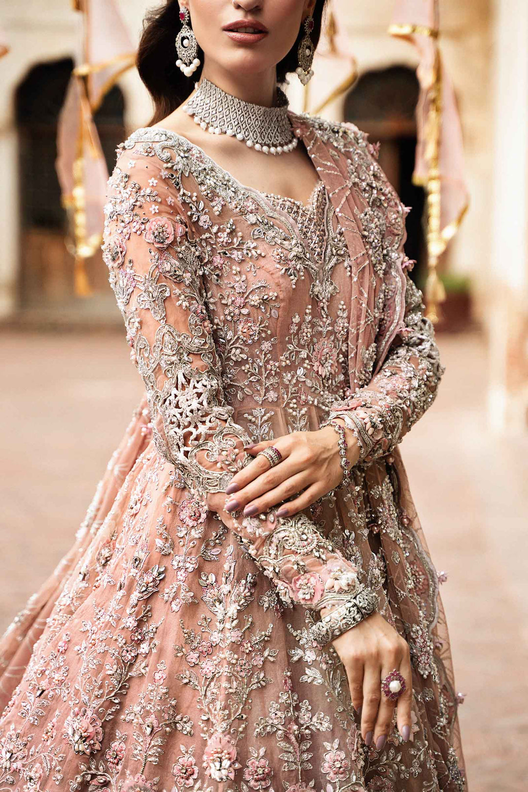 Maria B | Bridal Couture | Diyora - Pakistani Designer Dress - by Maria B | Type: Ladies Clothes - 100% Original at Saira Sultan