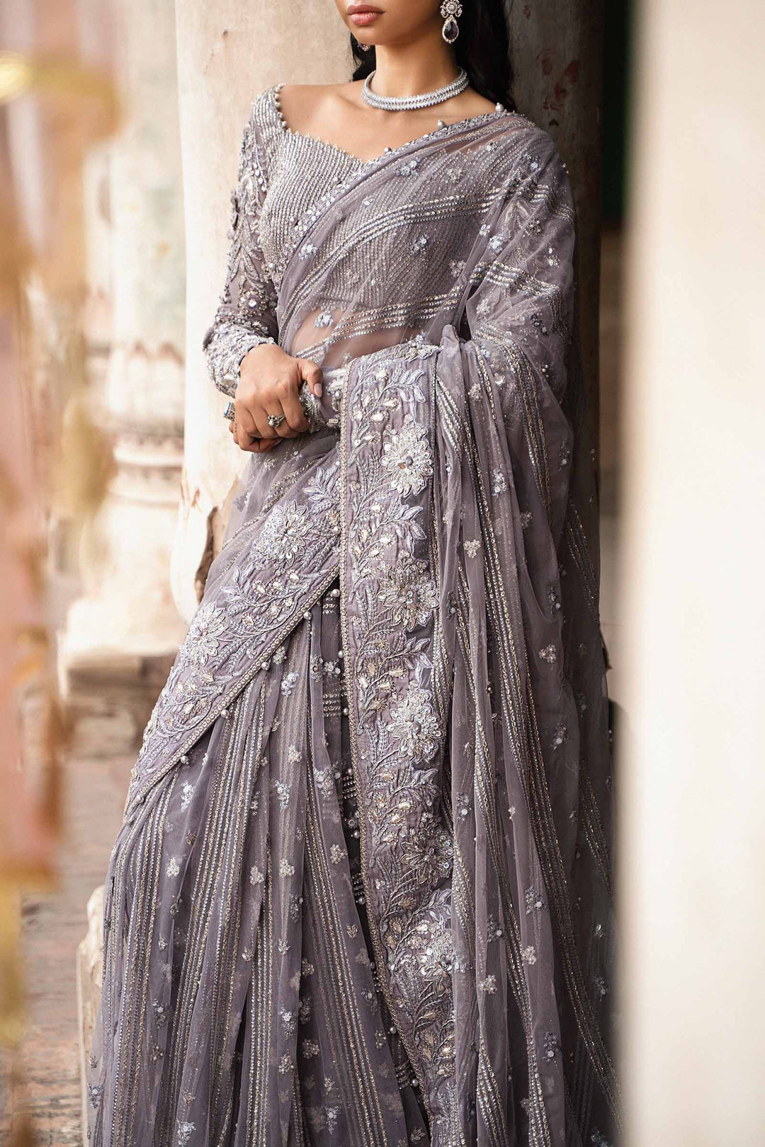 Maria B | Bridal Couture | Ifora - Pakistani Designer Dress - by Maria B | Type: Ladies Clothes - 100% Original at Saira Sultan
