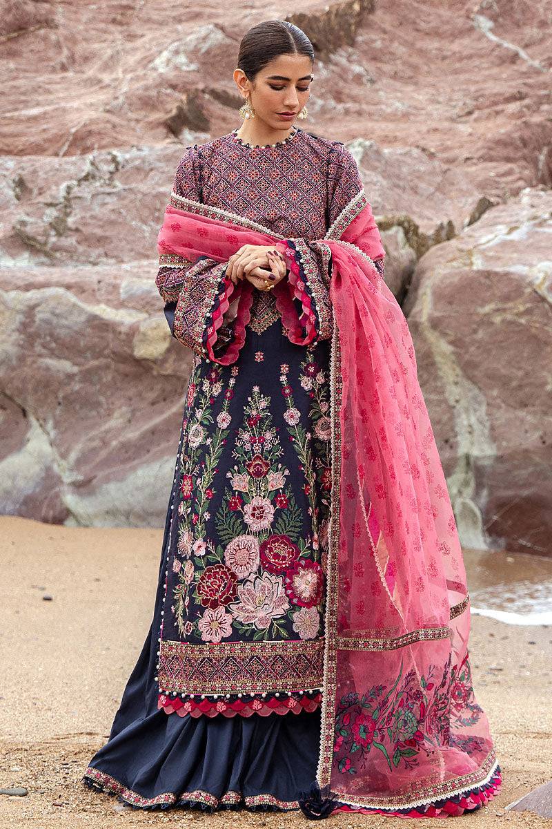 MNR | Festive Lawn 24 | JAL-PARI - Pakistani Designer Dress - by MNR | Type: Luxury - 100% Original at Saira Sultan