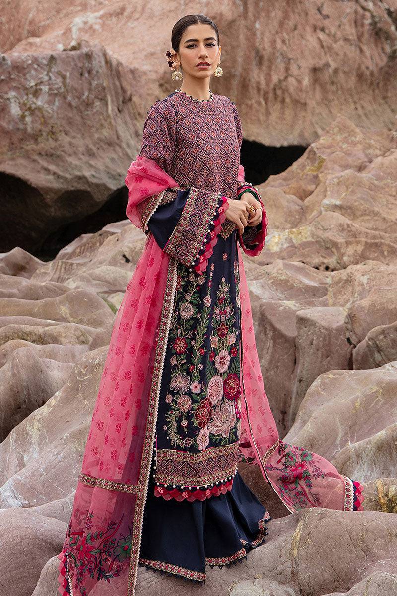 MNR | Festive Lawn 24 | JAL-PARI - Pakistani Designer Dress - by MNR | Type: Luxury - 100% Original at Saira Sultan