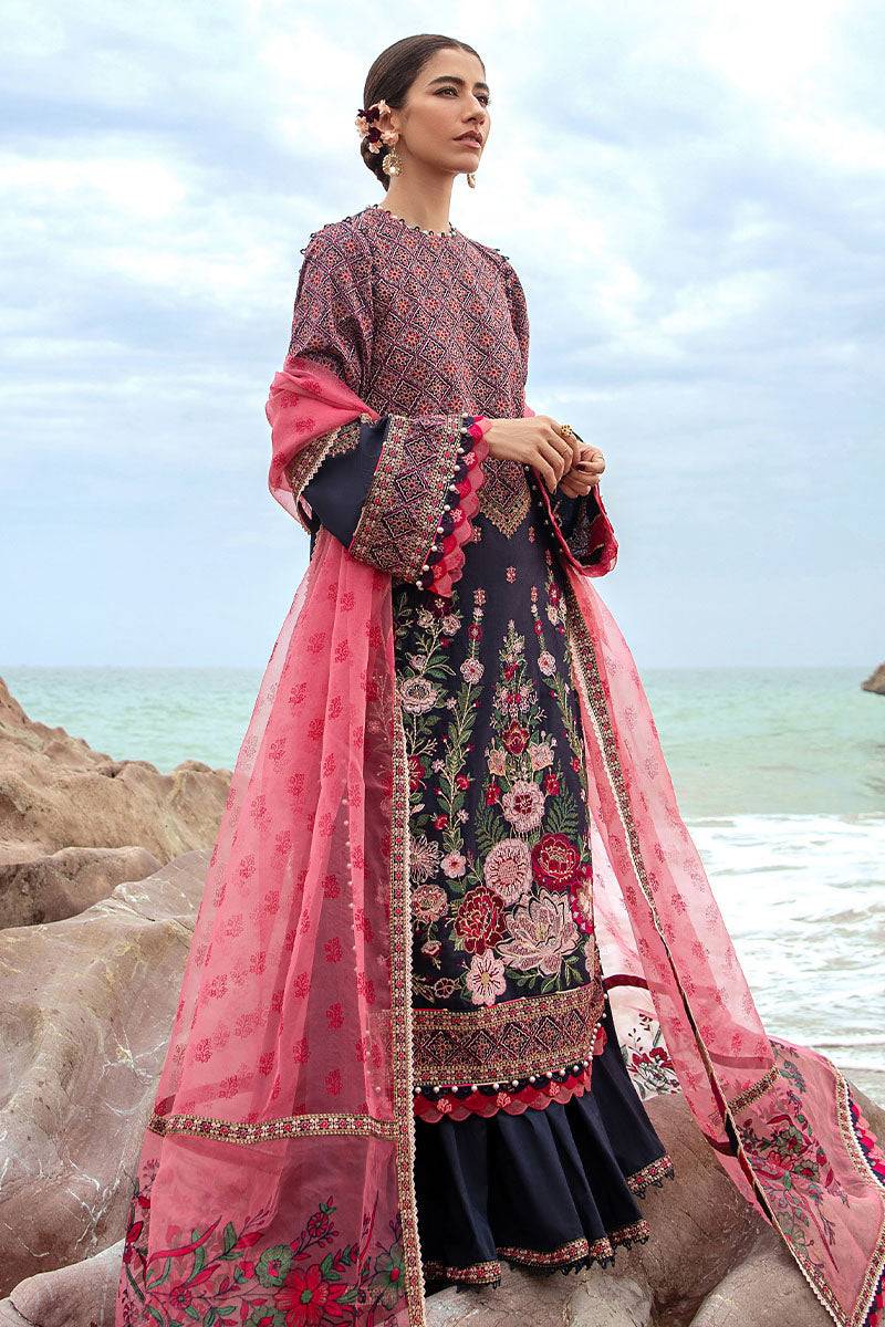 MNR | Festive Lawn 24 | JAL-PARI - Pakistani Designer Dress - by MNR | Type: Luxury - 100% Original at Saira Sultan