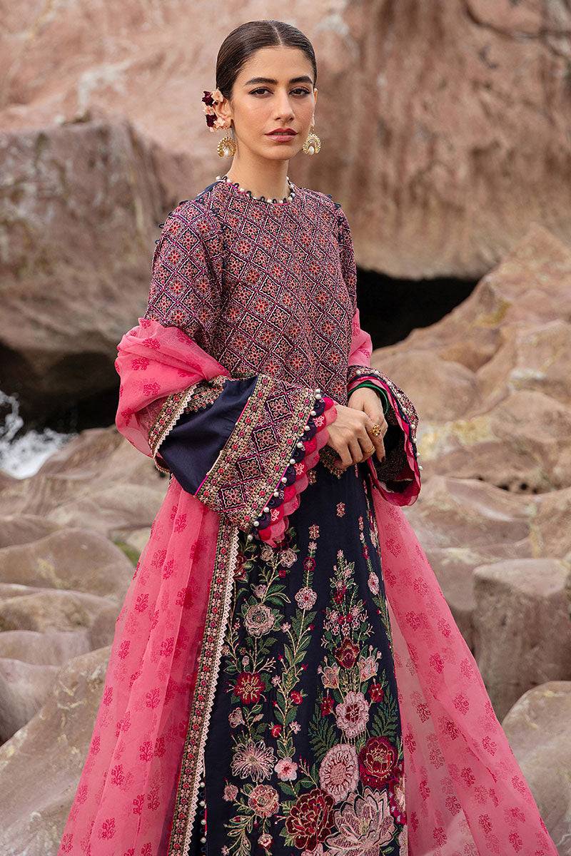 MNR | Festive Lawn 24 | JAL-PARI - Pakistani Designer Dress - by MNR | Type: Luxury - 100% Original at Saira Sultan