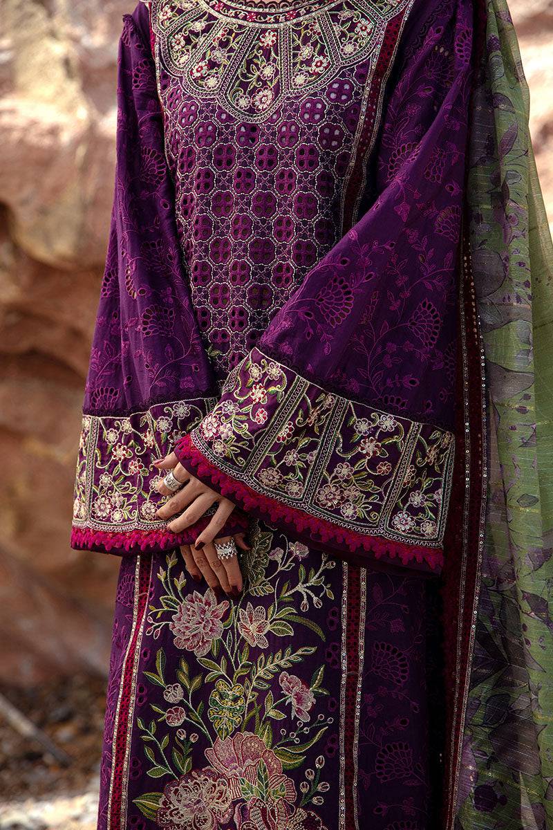 MNR | Festive Lawn 24 | GUL-E-LALA - Pakistani Designer Dress - by MNR | Type: Luxury - 100% Original at Saira Sultan