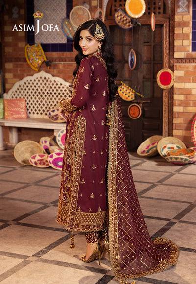 Asim Jofa | Chamak Damak Festive 24 | AJCD-09 - Pakistani Designer Dress - by Asim Jofa | Type: Formal - 100% Original at Saira Sultan