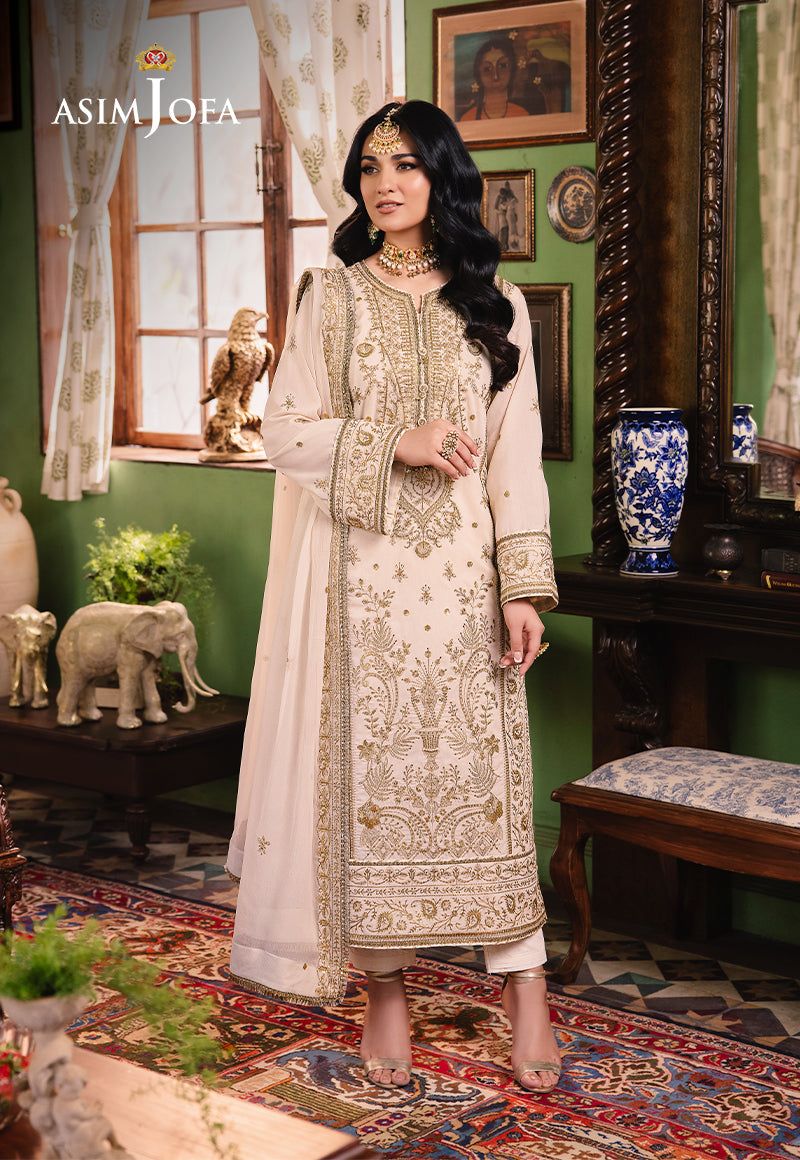 Asim Jofa | Afsanay Luxury Pret | AJLP-05 - Pakistani Designer Dress - by Asim Jofa | Type: Luxury - 100% Original at Saira Sultan