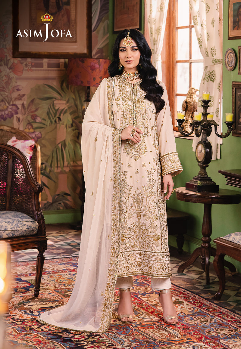 Asim Jofa | Afsanay Luxury Pret | AJLP-05 - Pakistani Designer Dress - by Asim Jofa | Type: Luxury - 100% Original at Saira Sultan
