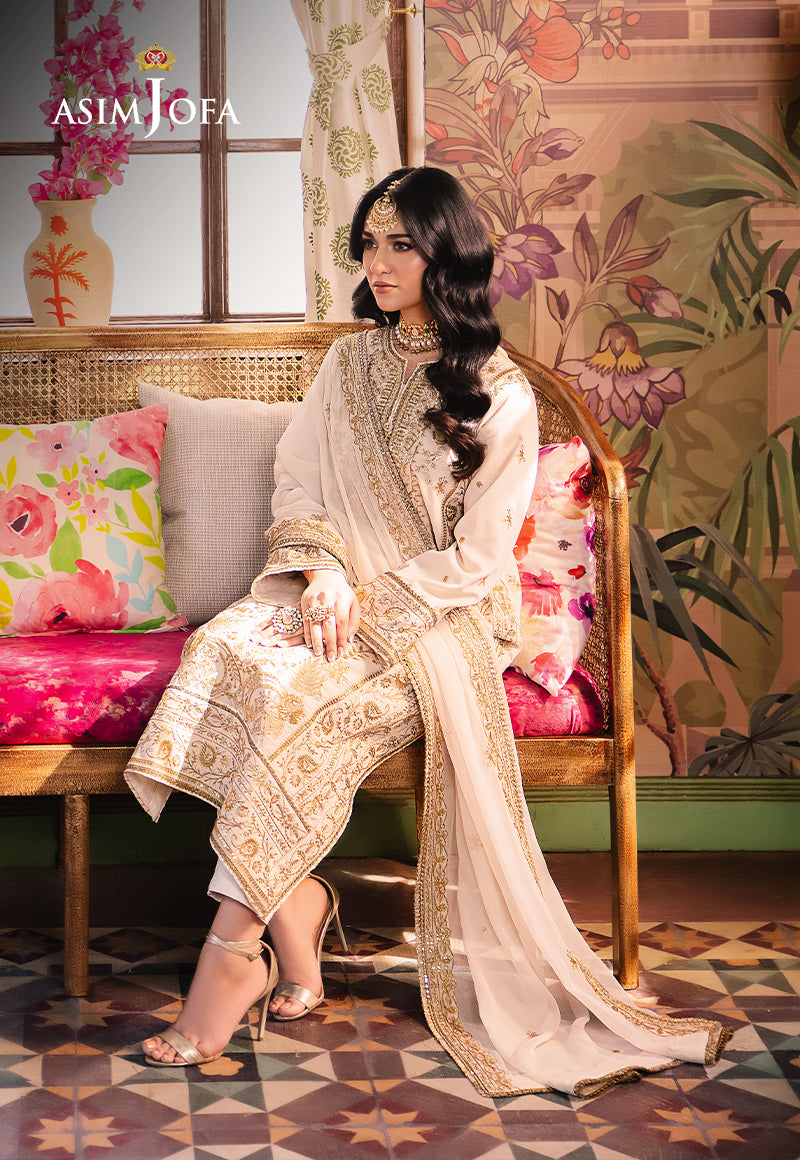 Asim Jofa | Afsanay Luxury Pret | AJLP-05 - Pakistani Designer Dress - by Asim Jofa | Type: Luxury - 100% Original at Saira Sultan