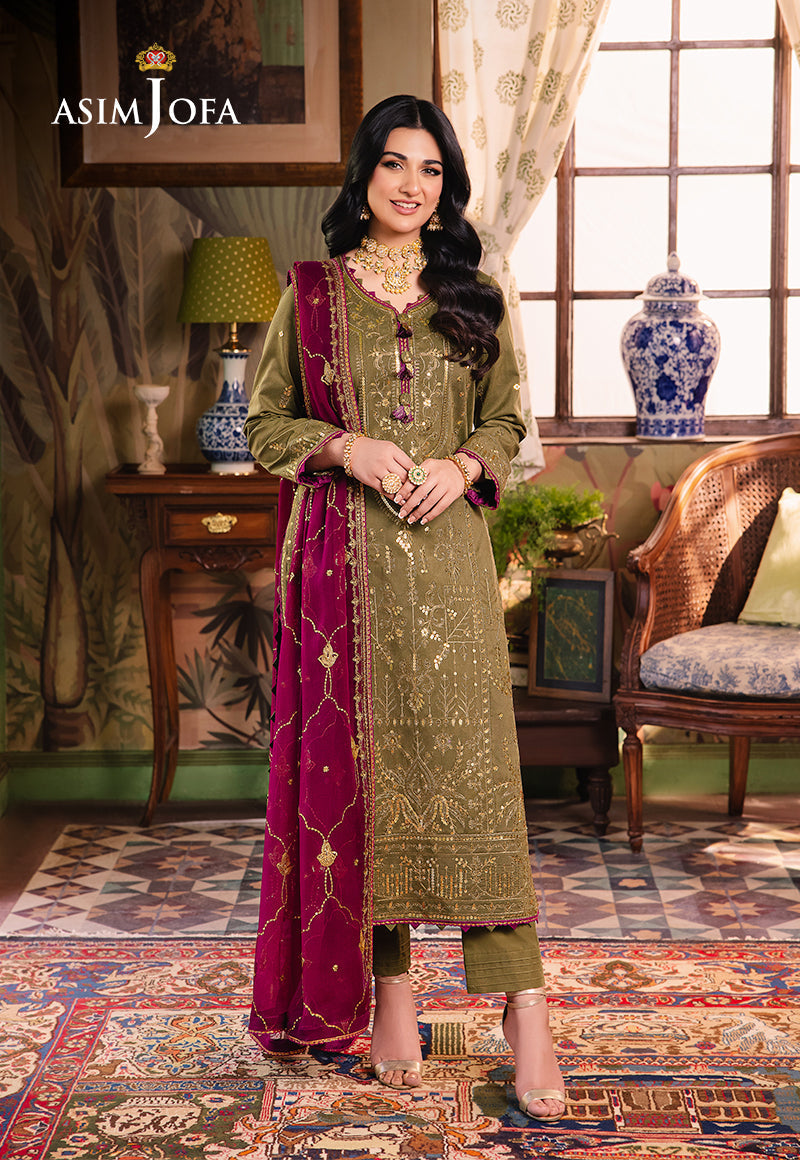 Asim Jofa | Afsanay Luxury Pret | AJLP-08 - Pakistani Designer Dress - by Asim Jofa | Type: Luxury - 100% Original at Saira Sultan