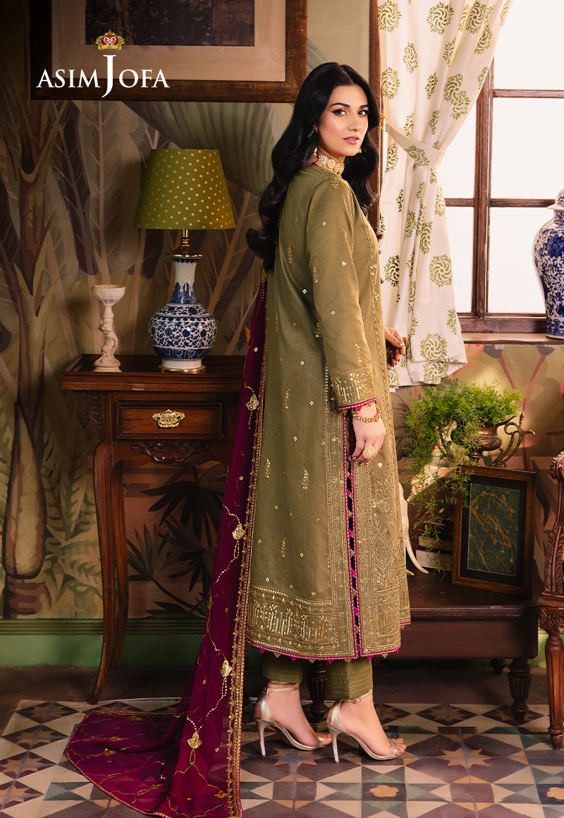 Asim Jofa | Afsanay Luxury Pret | AJLP-08 - Pakistani Designer Dress - by Asim Jofa | Type: Luxury - 100% Original at Saira Sultan