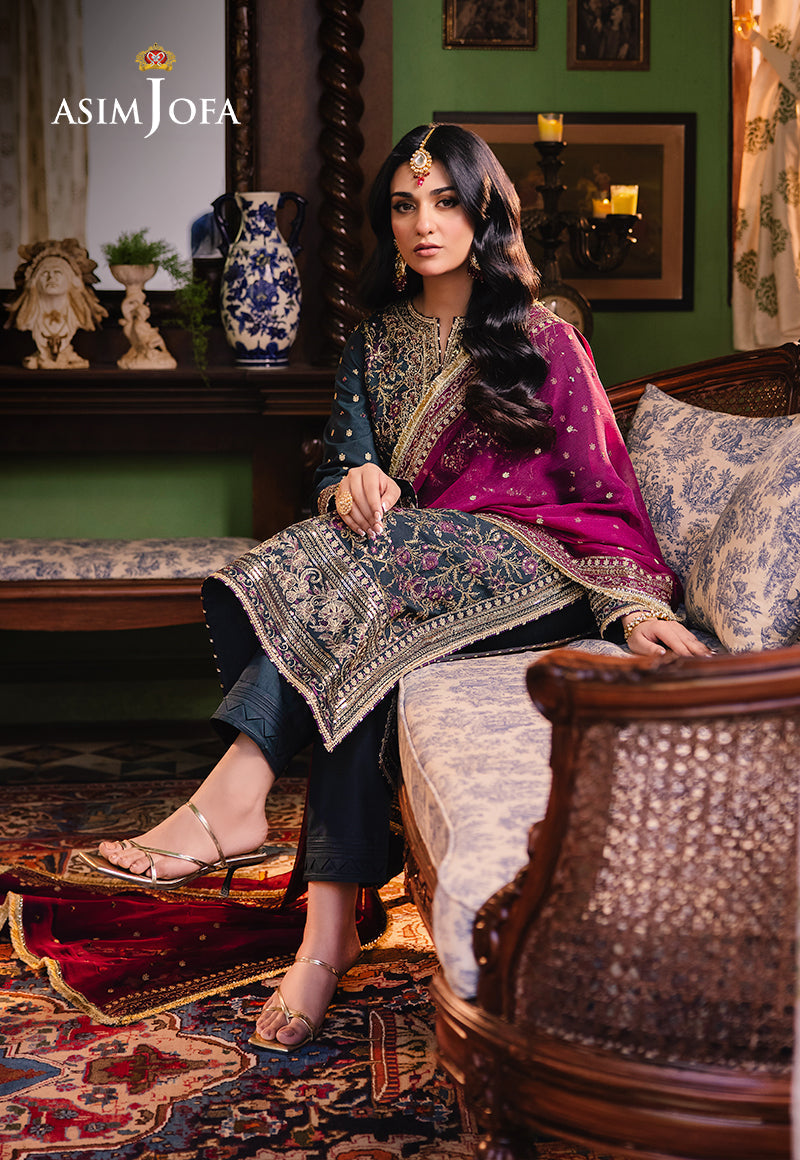 Asim Jofa | Afsanay Luxury Pret | AJLP-01 - Pakistani Designer Dress - by Asim Jofa | Type: Luxury - 100% Original at Saira Sultan