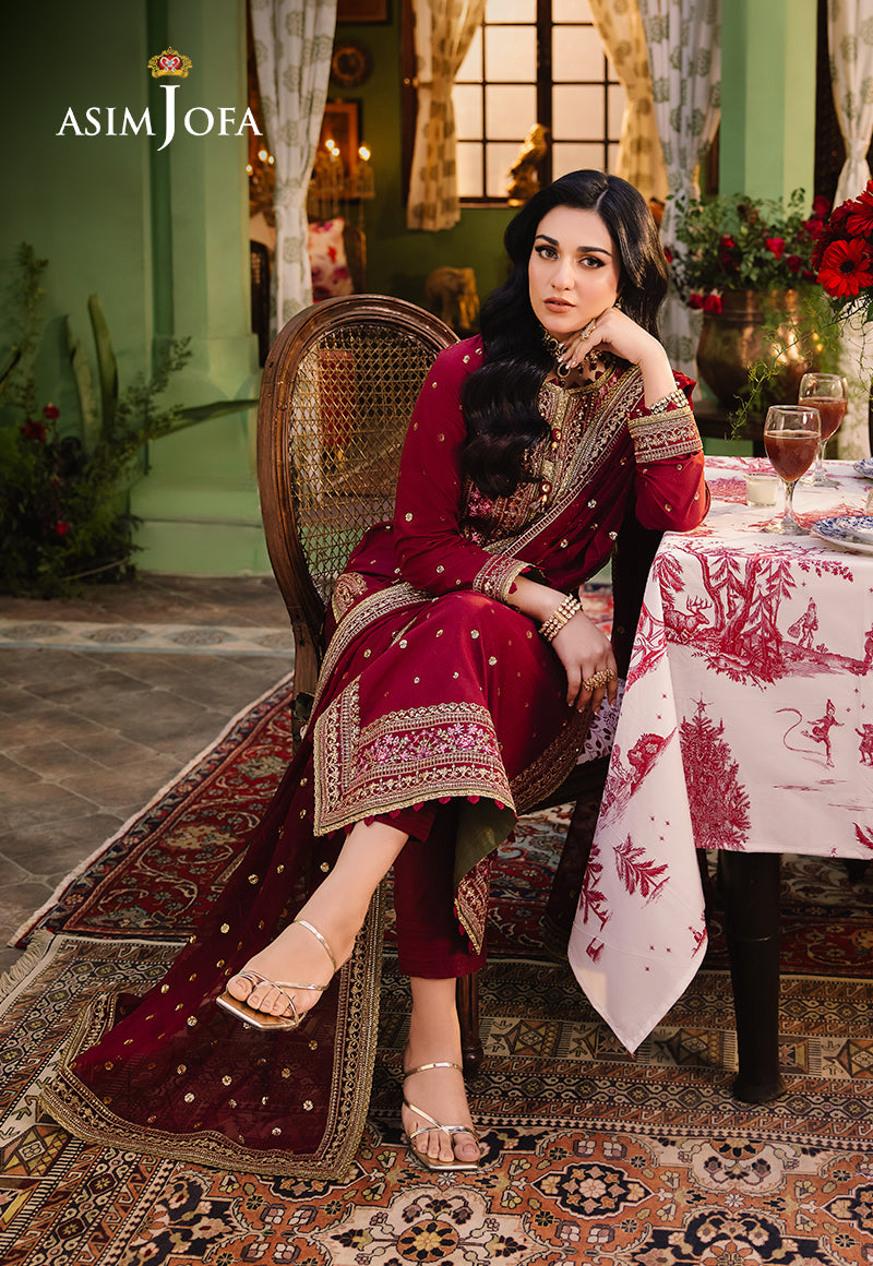 Asim Jofa | Afsanay Luxury Pret | AJLP-06 - Pakistani Designer Dress - by Asim Jofa | Type: Luxury - 100% Original at Saira Sultan