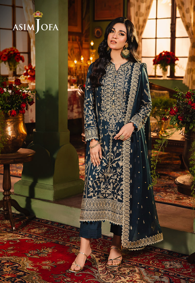 Asim Jofa | Afsanay Luxury Pret | AJLP-07 - Pakistani Designer Dress - by Asim Jofa | Type: Luxury - 100% Original at Saira Sultan