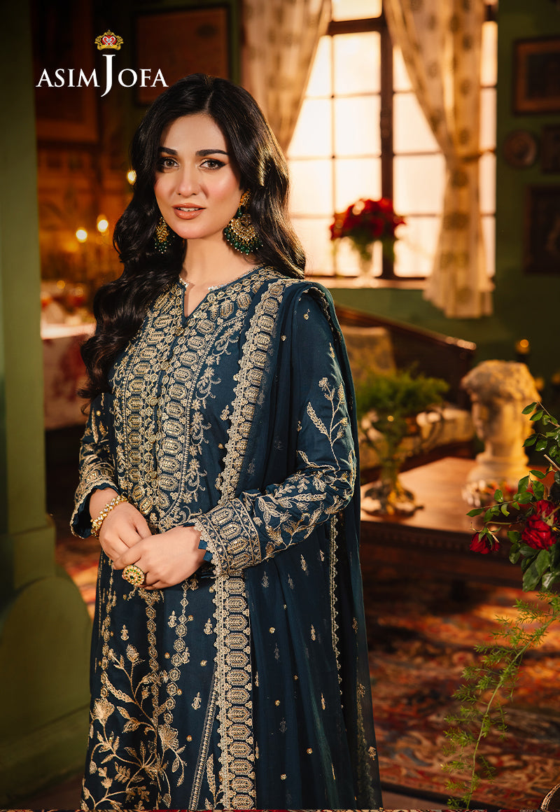 Asim Jofa | Afsanay Luxury Pret | AJLP-07 - Pakistani Designer Dress - by Asim Jofa | Type: Luxury - 100% Original at Saira Sultan