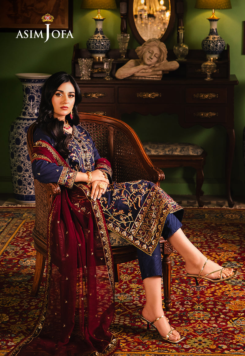 Asim Jofa | Afsanay Luxury Pret | AJLP-02 - Pakistani Designer Dress - by Asim Jofa | Type: Luxury - 100% Original at Saira Sultan