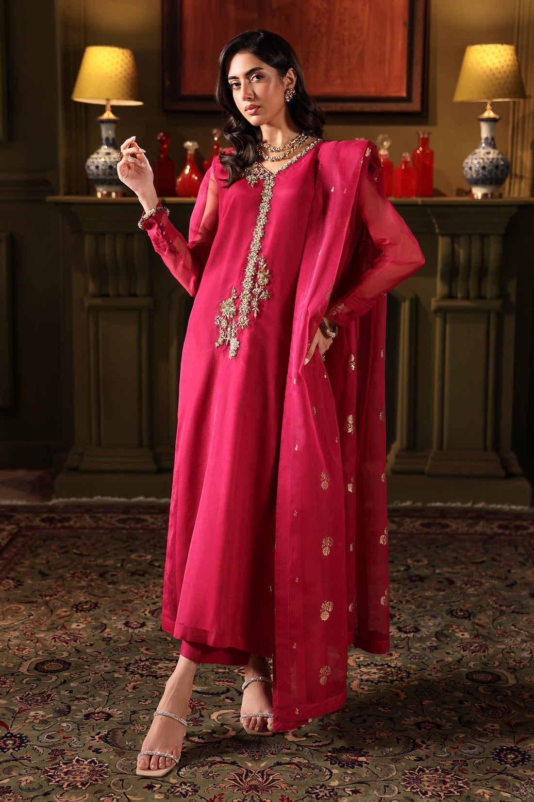 Charizma | Festive Pret | CMA-4-043 - Pakistani Designer Dress - by Charizma | Type: Luxury - 100% Original at Saira Sultan