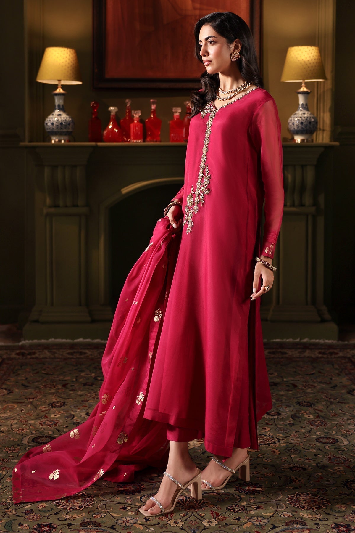 Charizma | Festive Pret | CMA-4-043 - Pakistani Designer Dress - by Charizma | Type: Luxury - 100% Original at Saira Sultan