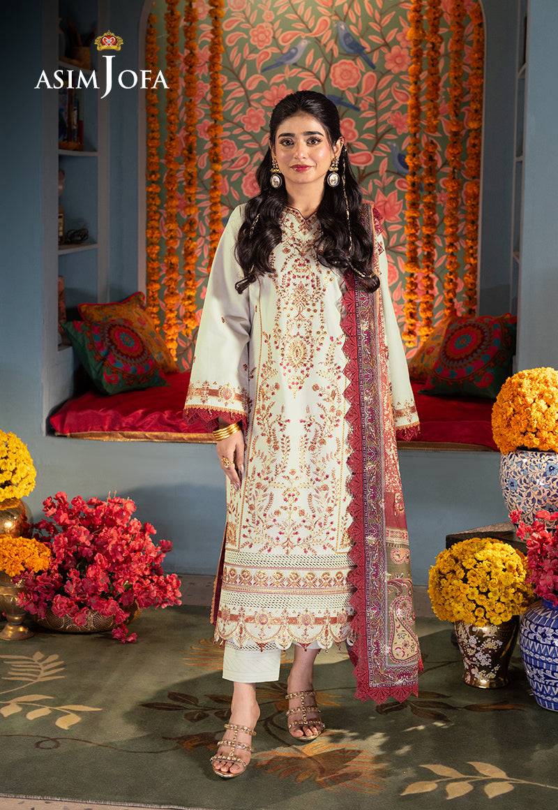 Asim Jofa | Asra Festive Essentials | AJRA-09 - Pakistani Designer Dress - by Asim Jofa | Type: Luxury - 100% Original at Saira Sultan