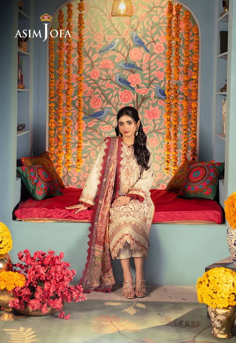Asim Jofa | Asra Festive Essentials | AJRA-09 - Pakistani Designer Dress - by Asim Jofa | Type: Luxury - 100% Original at Saira Sultan