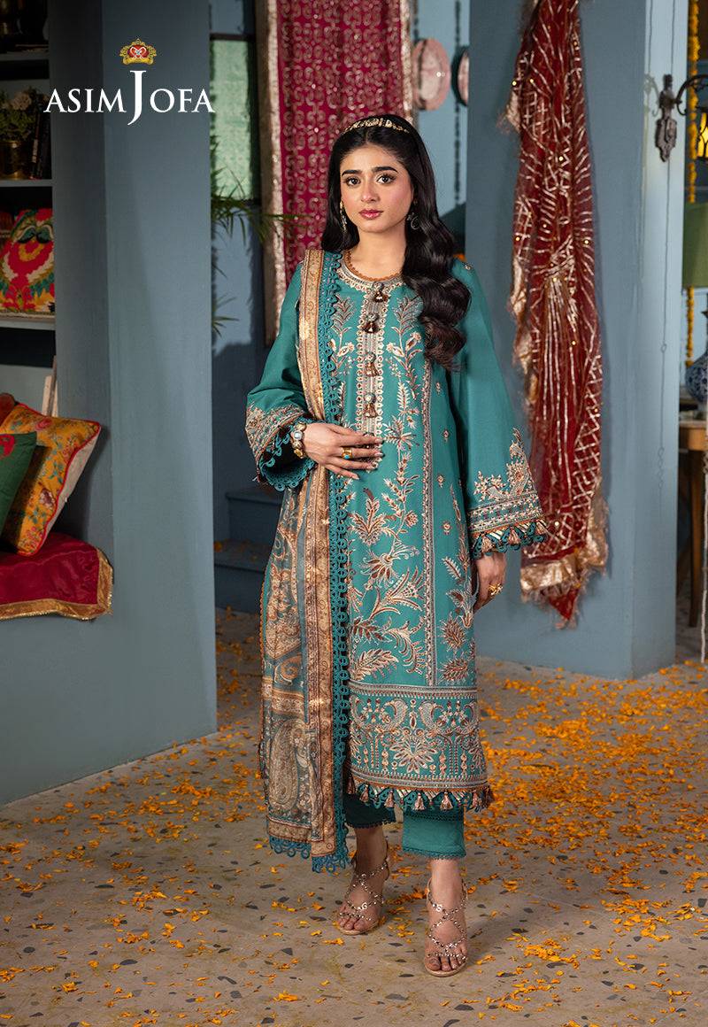 Asim Jofa | Asra Festive Essentials | AJRA-10 - Pakistani Designer Dress - by Asim Jofa | Type: Luxury - 100% Original at Saira Sultan