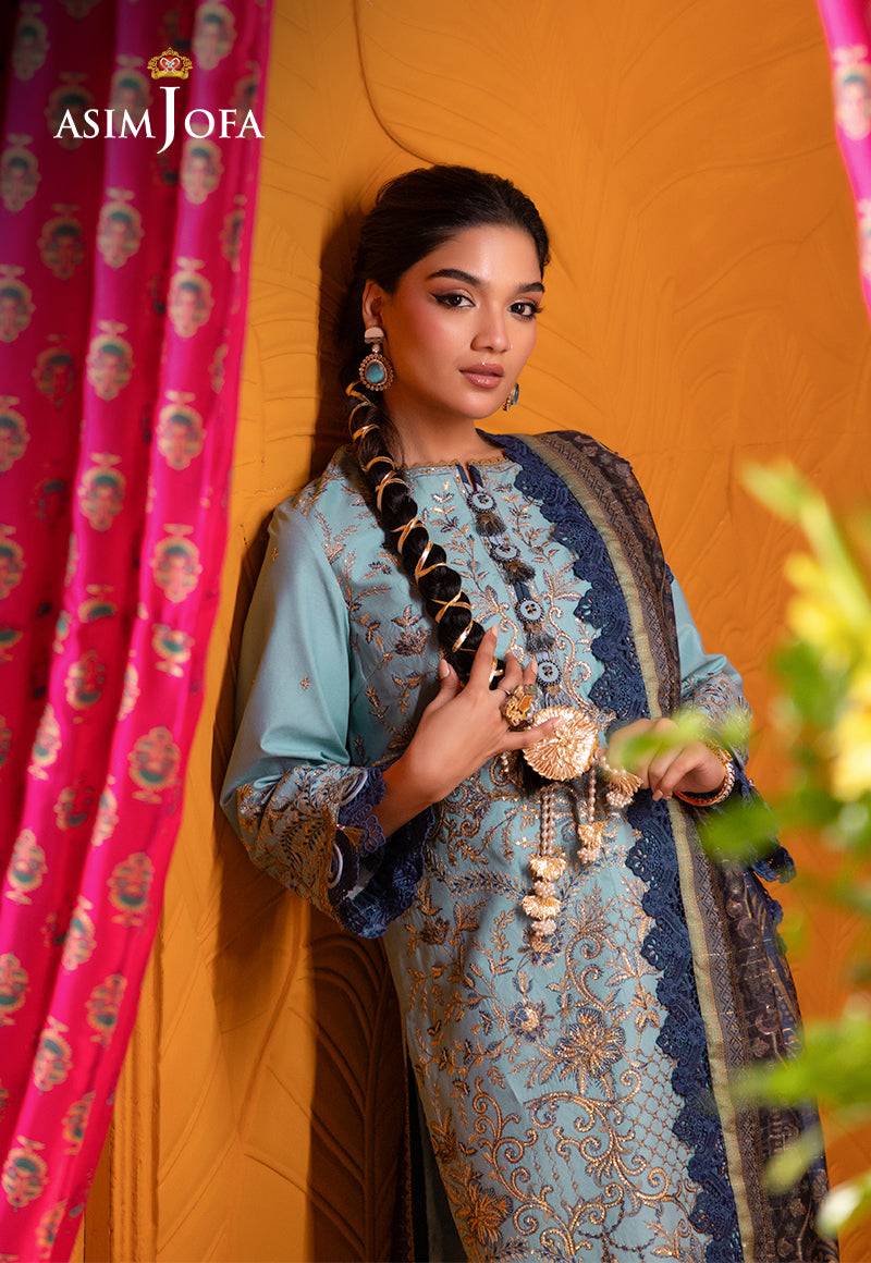Asim Jofa | Asra Festive Essentials | AJRA-12 - Pakistani Designer Dress - by Asim Jofa | Type: Luxury - 100% Original at Saira Sultan
