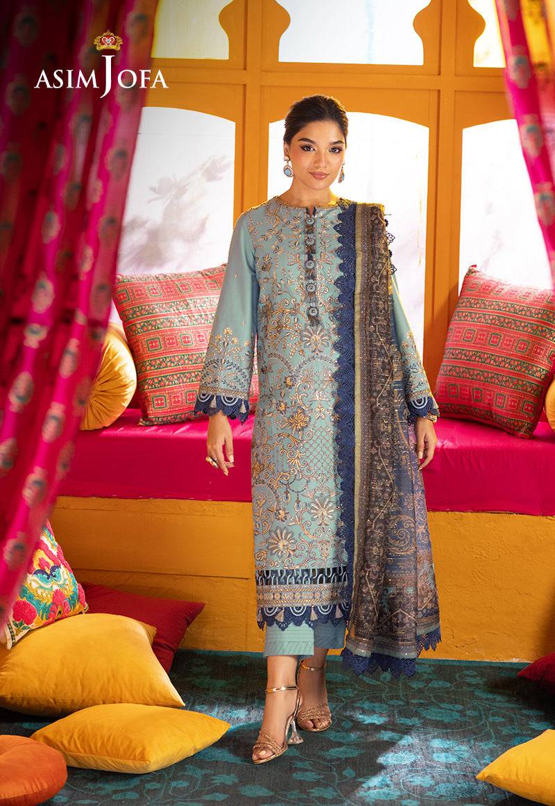 Asim Jofa | Asra Festive Essentials | AJRA-12 - Pakistani Designer Dress - by Asim Jofa | Type: Luxury - 100% Original at Saira Sultan