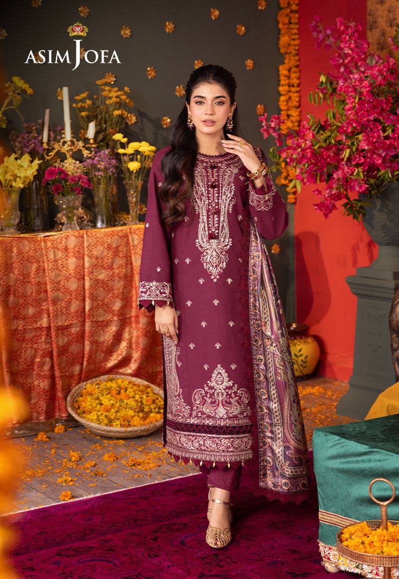 Asim Jofa | Asra Festive Essentials | AJRA-08 - Pakistani Designer Dress - by Asim Jofa | Type: Luxury - 100% Original at Saira Sultan
