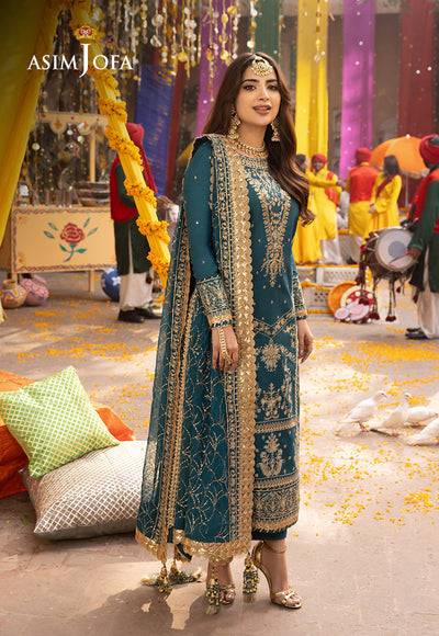 Asim Jofa | Chamak Damak Festive 24 | AJCD-07 - Pakistani Designer Dress - by Asim Jofa | Type: Formal - 100% Original at Saira Sultan