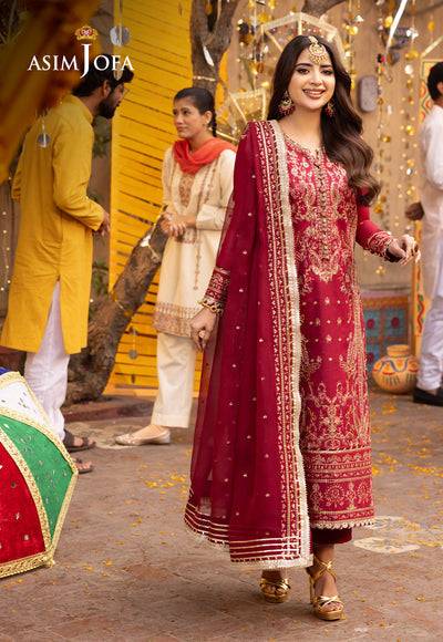 Asim Jofa | Chamak Damak Festive 24 | AJCD-25 - Pakistani Designer Dress - by Asim Jofa | Type: Formal - 100% Original at Saira Sultan
