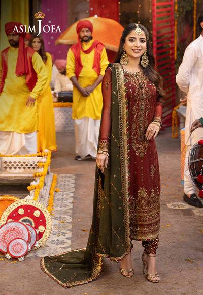 Asim Jofa | Chamak Damak Festive 24 | AJCD-22 - Pakistani Designer Dress - by Asim Jofa | Type: Formal - 100% Original at Saira Sultan