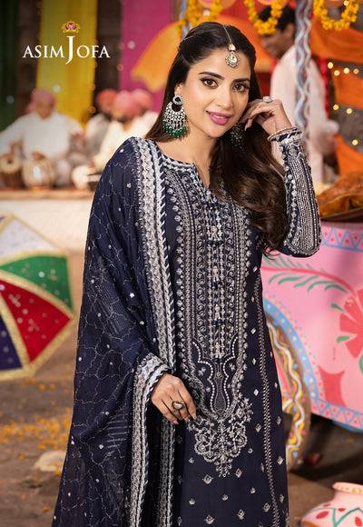 Asim Jofa | Chamak Damak Festive 24 | AJCD-24 - Pakistani Designer Dress - by Asim Jofa | Type: Formal - 100% Original at Saira Sultan
