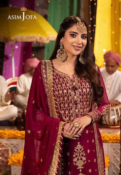 Asim Jofa | Chamak Damak Festive 24 | AJCD-12 - Pakistani Designer Dress - by Asim Jofa | Type: Formal - 100% Original at Saira Sultan
