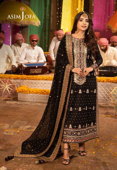 Asim Jofa | Chamak Damak Festive 24 | AJCD-02 - Pakistani Designer Dress - by Asim Jofa | Type: Formal - 100% Original at Saira Sultan