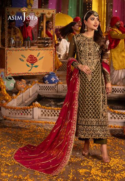 Asim Jofa | Chamak Damak Festive 24 | AJCD-27 - Pakistani Designer Dress - by Asim Jofa | Type: Formal - 100% Original at Saira Sultan
