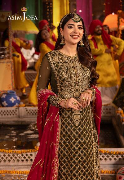 Asim Jofa | Chamak Damak Festive 24 | AJCD-27 - Pakistani Designer Dress - by Asim Jofa | Type: Formal - 100% Original at Saira Sultan