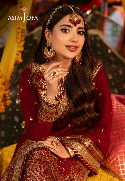 Asim Jofa | Chamak Damak Festive 24 | AJCD-04 - Pakistani Designer Dress - by Asim Jofa | Type: Formal - 100% Original at Saira Sultan