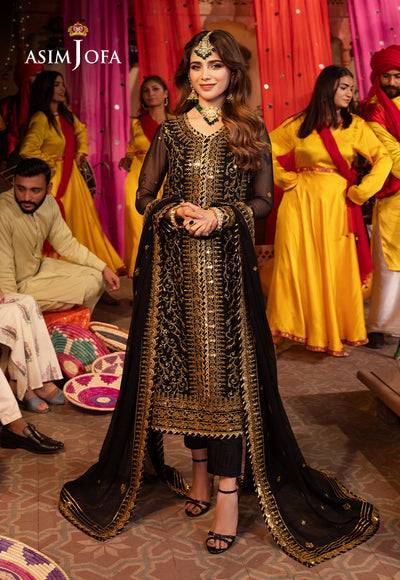 Asim Jofa | Chamak Damak Festive 24 | AJCD-19 - Pakistani Designer Dress - by Asim Jofa | Type: Formal - 100% Original at Saira Sultan