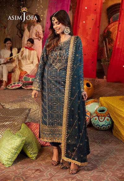 Asim Jofa | Chamak Damak Festive 24 | AJCD-01 - Pakistani Designer Dress - by Asim Jofa | Type: Formal - 100% Original at Saira Sultan